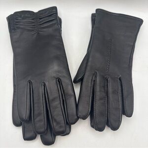 Lot Of 2 Touchpoint Excelled Women Size XL Leather Cashmere Lined Gloves Black